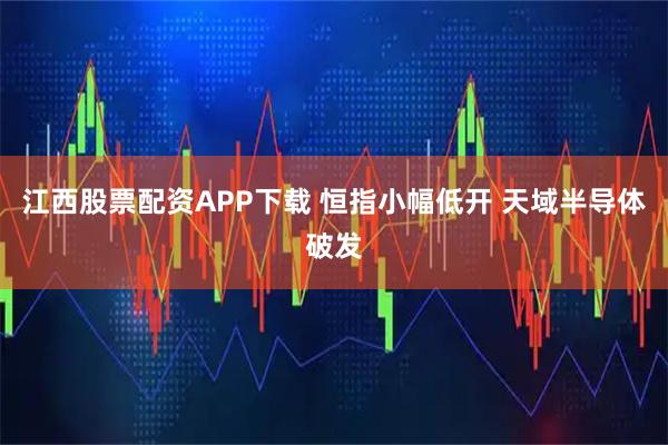 江西股票配资APP下载 恒指小幅低开 天域半导体破发