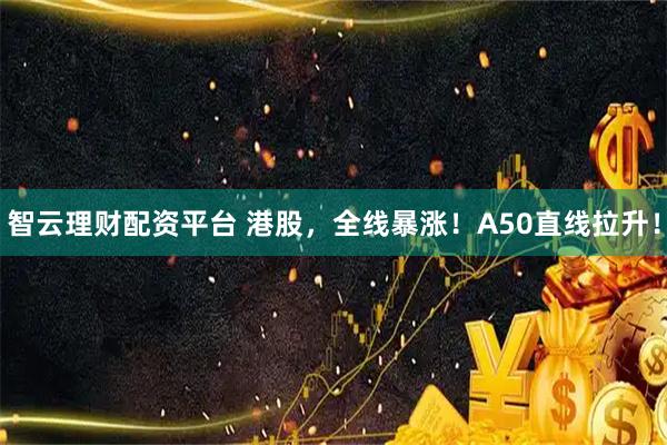 智云理财配资平台 港股，全线暴涨！A50直线拉升！